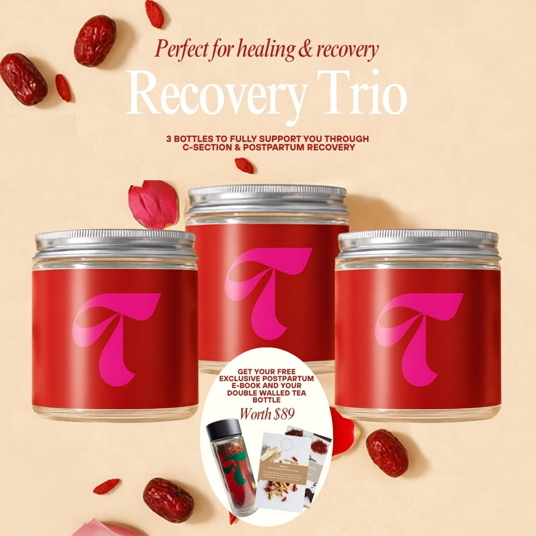 Red Date Beauty Tea Recovery Trio (Three Weeks)